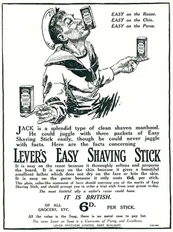 Visually: Lever Brothers Advertisement, Shaving Stick