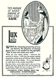 Shrink: Lever Brothers Lux Advertisement