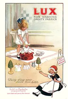 Woollens: Lever Brothers Lux Advertisement