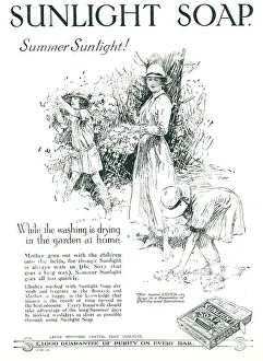 Cleanser: Lever Brothers Sunlight Soap Advertisement