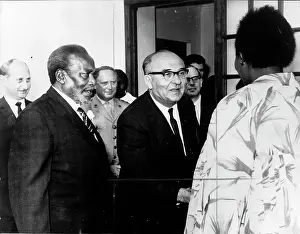 Levi: Levi Eshkol being greeted