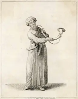 Levite: LEVITE BLOWING HORN