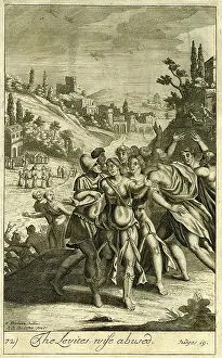 1690: The Levite's wife abused