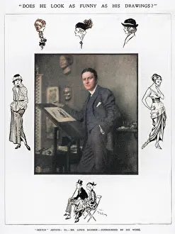 Baumer: Lewis Baumer at work
