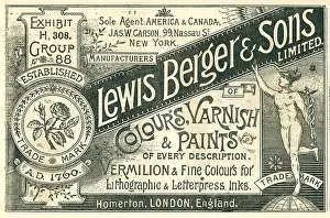 Varnishes: Lewis Berger & Sons Advertisement