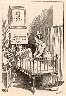 Pall: Lewis Carrol cot, in Alice Ward, Great Ormond