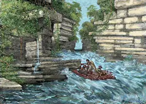 Sargent: Lewis and Clark Expedition (1803-1806). Pass the first strea