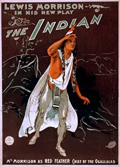 C1896: Lewis Morrision in his new play, The Indian