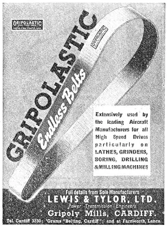 Tylor: Lewis & Tylor GRIPOLASTIC Machine Drive Belts