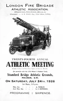 LFB Athletic Association meeting programme