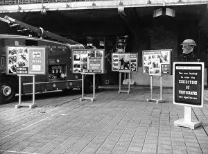 Volunteering: LFB exhibition, display of WW2 posters