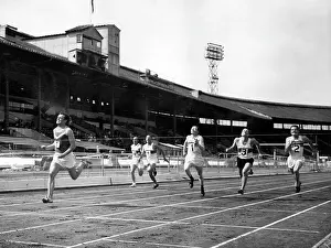 47th: LFB firefighters in 100 yards race, White City Stadium
