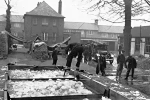 Snows: LFB firefighters and winter snows, WW2