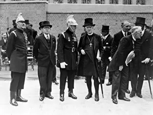 Majesties: LFB Headquarters - Awaiting arrival of their majesties