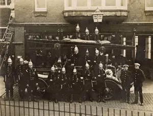 Randall: LFB-LCC Harrow Fire Brigade with engine