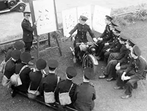 Despatches: LFB motorcycle dispatch riders in training, WW2