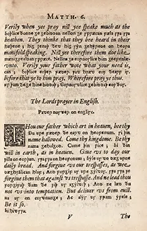 Lisle: ?lfric's translation of the Lord's Prayer, from a 17th centu