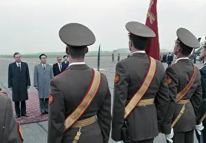 Dignitaries: Li Peng visits USSR