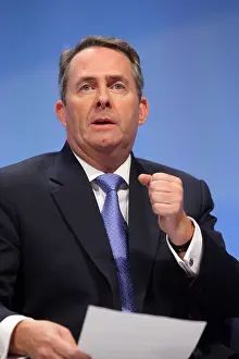 Sitzen: Liam Fox MP
