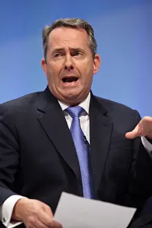 Sitzen: Liam Fox MP