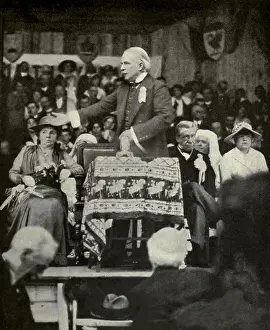 50 60 Years Old: Liberal Prime Minister Lloyd George speaking at