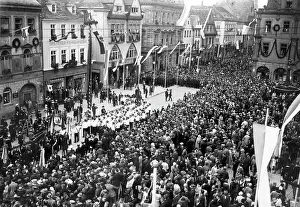 Rhineland: Liberation ceremony on the occasion of the
