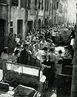 1940s.1940s: Liberation of Florence, Italy, WW2