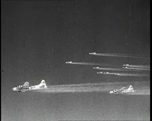 Vapour: Liberator Bombers Flying At High Altitude