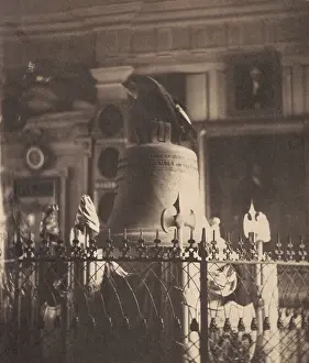 Lcgr1905: Liberty Bell on display in the State House