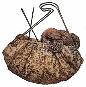 Shantung: Liberty knitting bag, WW1
