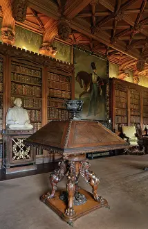 Abbotsford: Library, Abbotsford House, Borders, Scotland