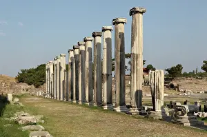 Therapeutic: Library, Asclepium, Pergamon, Bergama, Izmir, Turkey