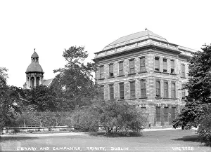 Campanile: Library and Campanile, Trinity, Dublin