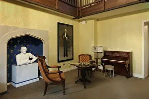 Coquelin: Library, Chateau de Hardelot, Condette, Pas-de-Calais