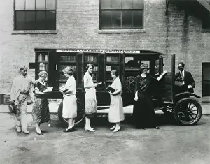 Literacy: Library commission of North Carolina Book mobile