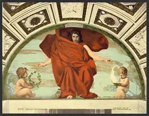 Melpomene: Library of Congress Melpomene by Edward Simmons Library of C