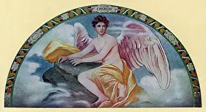 Waldo: Library of Congress Mural - Emerson's Uriel