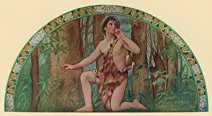 Miltons: Library of Congress Mural - Milton's Comus