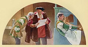 1456: Library of Congress Mural - The Printing Press
