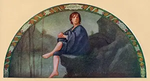 Wordsworths: Library of Congress Mural - Wordsworth's Boy of Winander