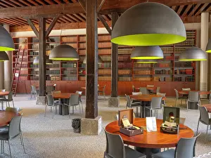 Quartier: Library, Ecole Nationale du Tresor Public, Lyon, France