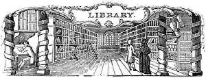 May17: Library interior, 1790s