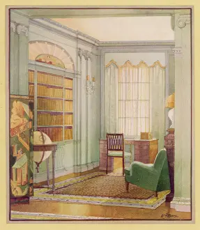 Trollope: LIBRARY INTERIOR