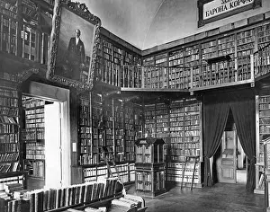 Bookshelves: Library in Saint Petersburg, 1914