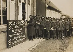 Queue: A library for troops on Western Front