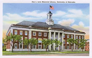 Nebraska: Library, University of Nebraska, Lincoln, Nebraska, USA