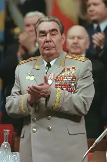 Attending: L.I.Brezhnev, General Secretary of the CPSU Central
