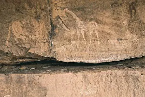 Desertifications: Libya. Tadrart Acacus. Archaeology