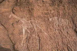 Desertifications: Libya. Tadrart Acacus. Archaeology