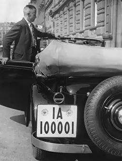 License: License plate, 1934
